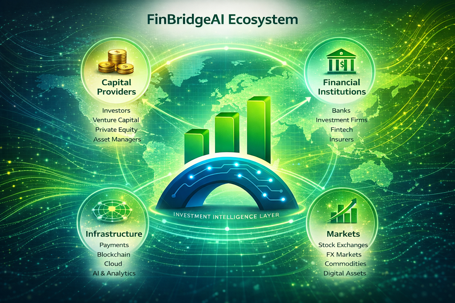 FinBridgeAI Ecosystem Diagram